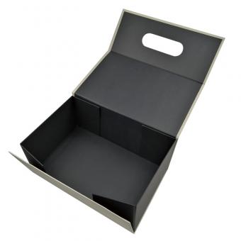 foldable packaging boxes with magnetic flap