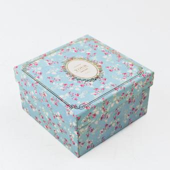 Flower Custom Logo Paper Bottom Box