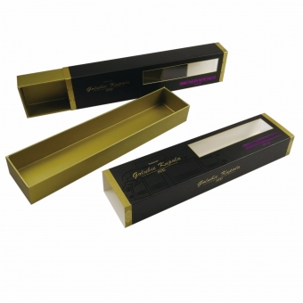 Rectangle with open PVC window paper box drawer