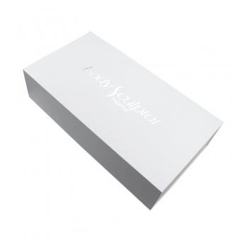 White personalised magnetic gift box