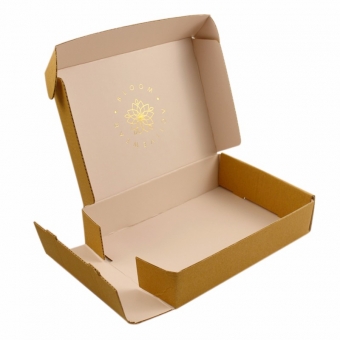 empty cardboard postal box