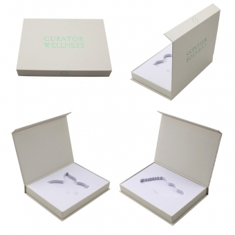 Decorative Flip Top Box Special paper hot green gold book box