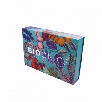 custom clamshell book shaped magnetic closure gift box