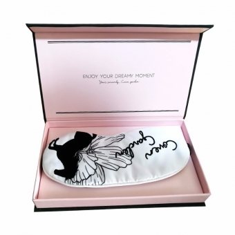 Custom high end eye patch magnetic box packaging