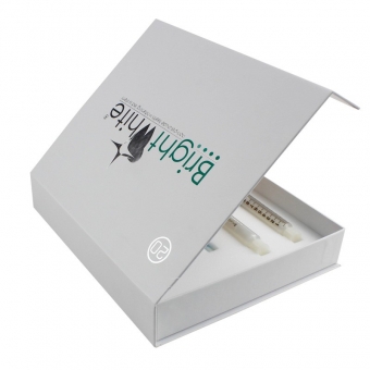 Skincare Classic White Book Shaped Magnetic Box
