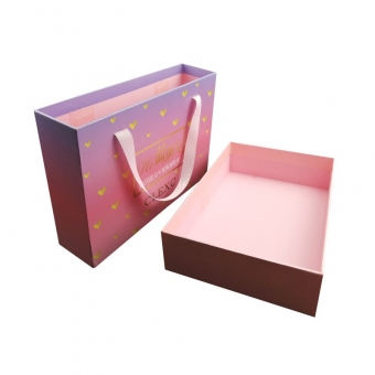 Large wedding jewelry dress gift drawer paper box packaging