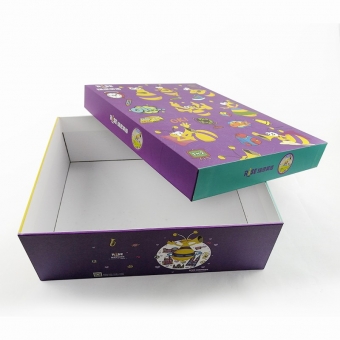 large colored pattern rectangle gift boxes with lids